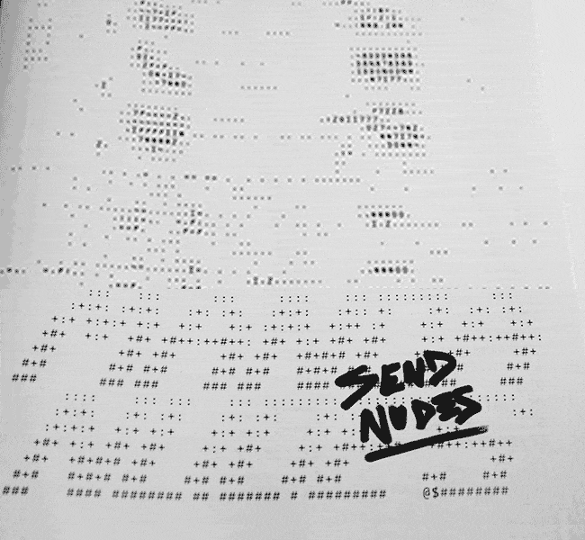 send nudes zine